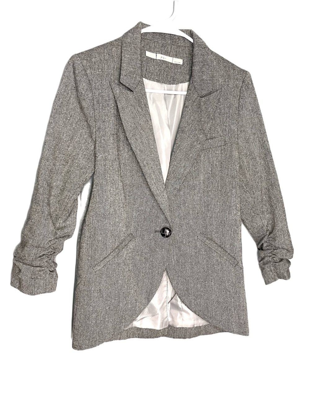 Gibson Blazer Ruched 3/4 Sleeve Women’s Size Medium